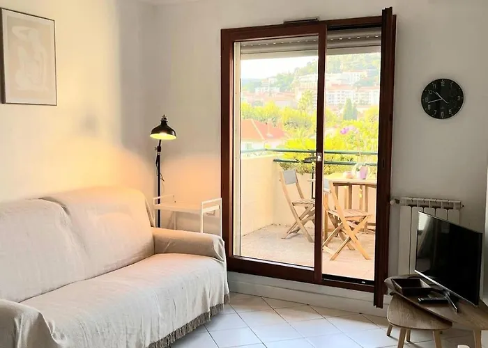 Lejlighed T2, 4 Pers Max, Terrasse Avec Vue Et Parking Prive, Proche Centre Et Hyères